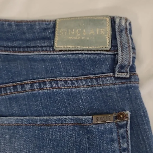 Sinclair 10 Women's sz 27 Straight Leg 100% Cotton Denim Jeans - Picture 5 of 10